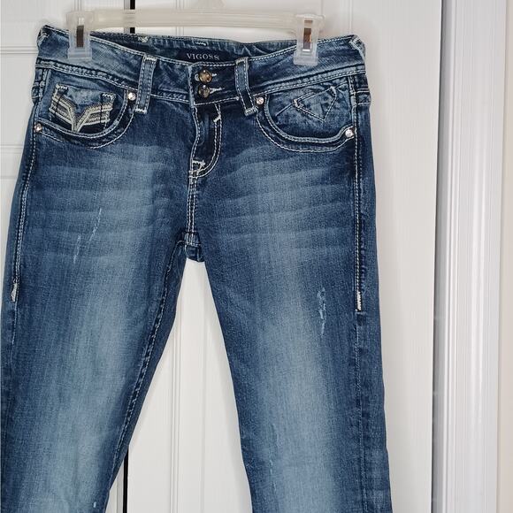 Vigoss The New York Slim Bootcut Jeans Sz 5/6 - Picture 6 of 10
